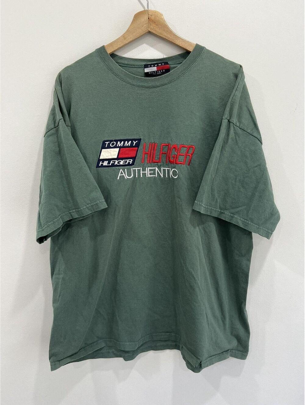 Vintage Tommy Hilfiger Button Up Shirt green